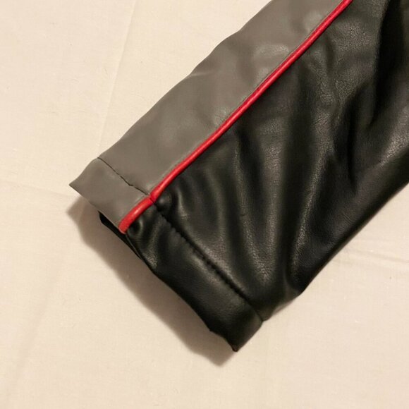 Disney Lightning McQueen Faux Leather Kids Boys Jacket Size Medium - Picture 10 of 16